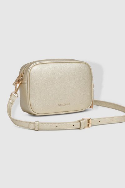 LOUENHIDE_GINGER METALLIC CROSSBODY BAG GOLD _ GINGER METALLIC CROSSBODY BAG GOLD _ Ebony Boutique NZ