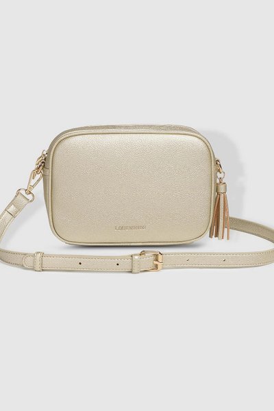 LOUENHIDE_GINGER METALLIC CROSSBODY BAG GOLD _ GINGER METALLIC CROSSBODY BAG GOLD _ Ebony Boutique NZ