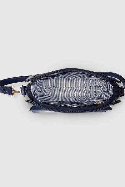 LOUENHIDE_GLADSTONE CROSSBODY BAG SUEDE NAVY _ GLADSTONE CROSSBODY BAG SUEDE NAVY _ Ebony Boutique NZ