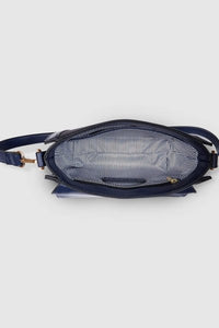 LOUENHIDE_GLADSTONE CROSSBODY BAG SUEDE NAVY _ GLADSTONE CROSSBODY BAG SUEDE NAVY _ Ebony Boutique NZ