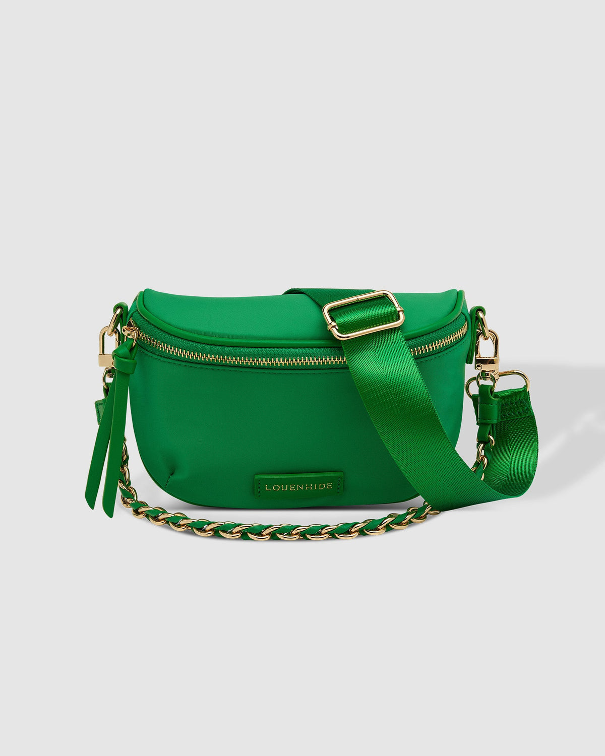 LOUENHIDE_HALSEY NYLON SLING BAG APPLE GREEN _ HALSEY NYLON SLING BAG APPLE GREEN _ Ebony Boutique NZ