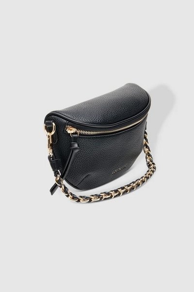 LOUENHIDE_HALSEY SLING BAG BLACK _ HALSEY SLING BAG BLACK _ Ebony Boutique NZ