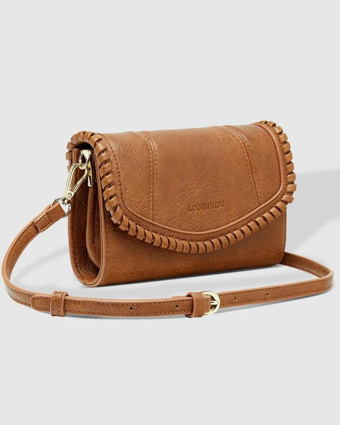 LOUENHIDE_HARLOW CROSSBODY BAG TAN _ HARLOW CROSSBODY BAG TAN _ Ebony Boutique NZ