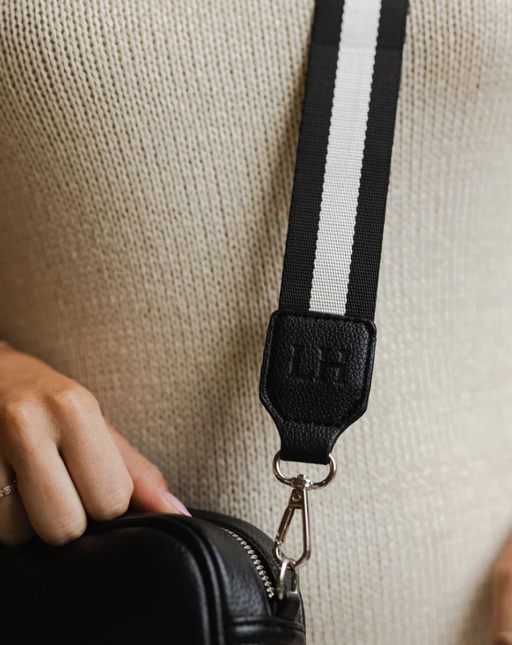 Black Willow Crossbody Bag w/Guitar Straps