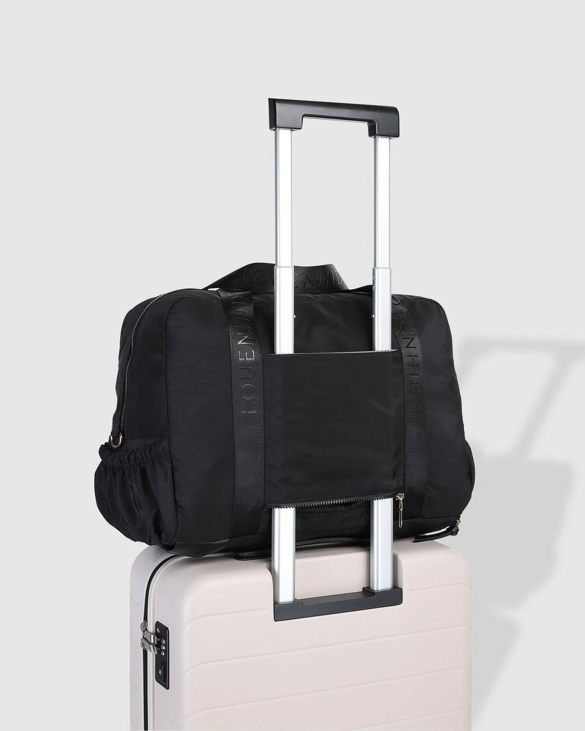 LOUENHIDE_JENN NYLON TRAVEL BAG BLACK _ JENN NYLON TRAVEL BAG BLACK _ Ebony Boutique NZ