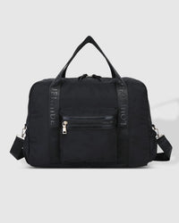 LOUENHIDE_JENN NYLON TRAVEL BAG BLACK _ JENN NYLON TRAVEL BAG BLACK _ Ebony Boutique NZ