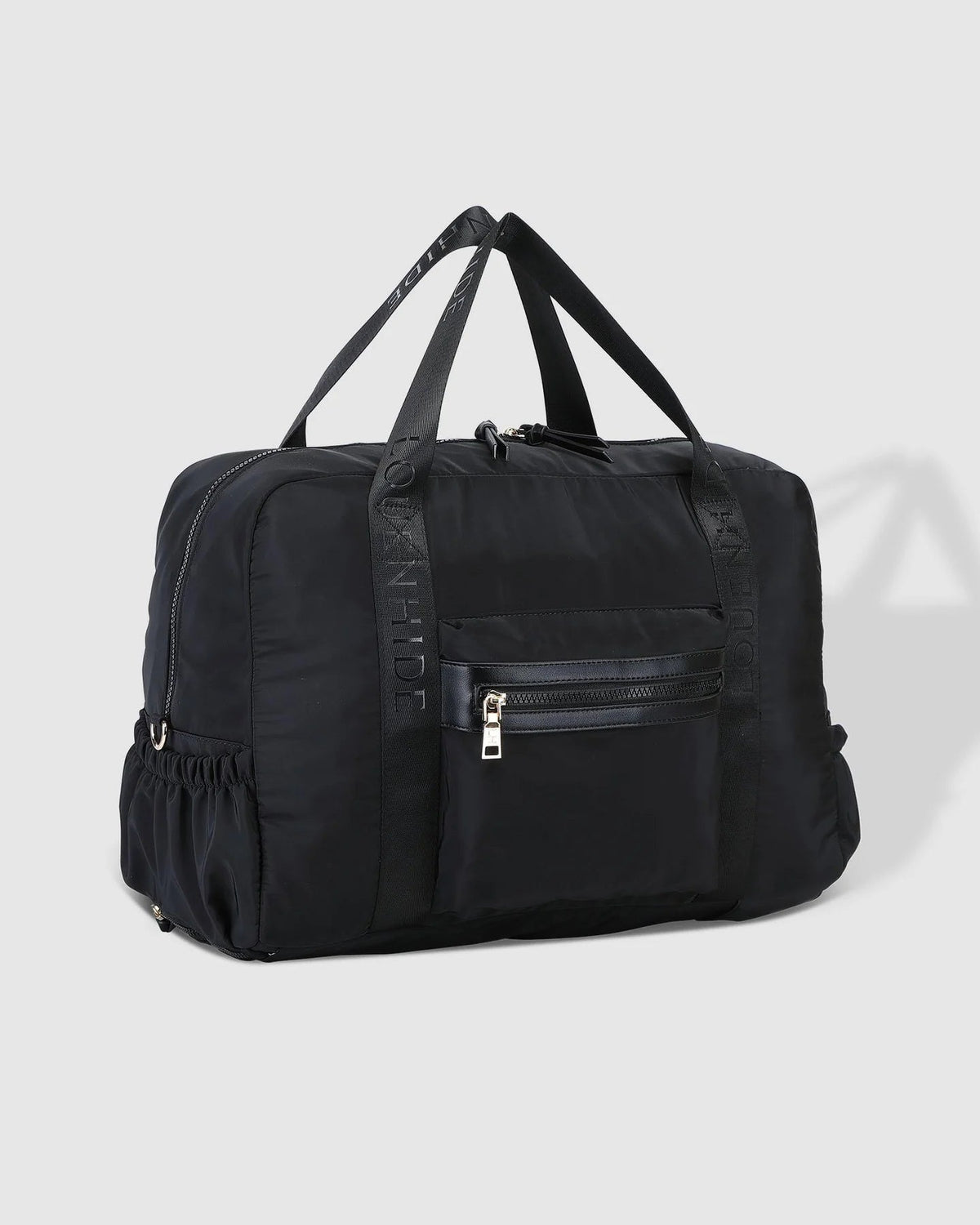 LOUENHIDE_JENN NYLON TRAVEL BAG BLACK _ JENN NYLON TRAVEL BAG BLACK _ Ebony Boutique NZ