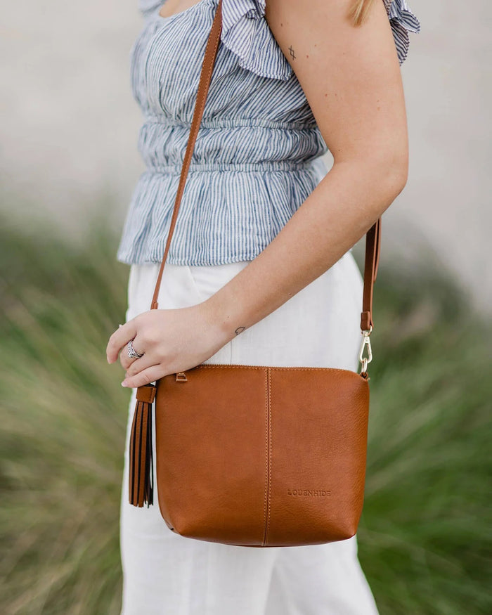 LOUENHIDE_KASEY CROSSBODY BAG TAN _ KASEY CROSSBODY BAG TAN _ Ebony Boutique NZ