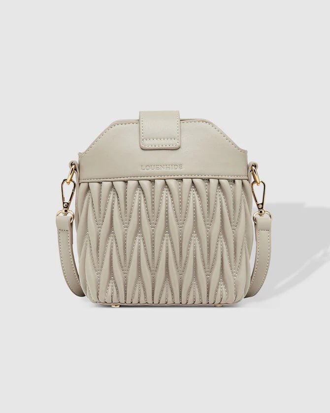 LOUENHIDE_LAYLA CROSSBODY BAG LIGHT GREY _ LAYLA CROSSBODY BAG LIGHT GREY _ Ebony Boutique NZ