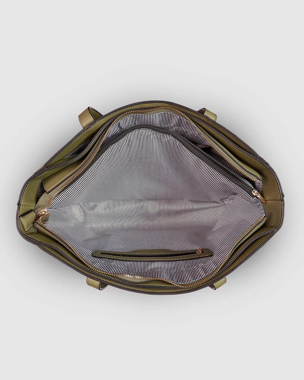 LOUENHIDE_MALIBU LAPTOP TOTE BAG SAGE GREEN _ MALIBU LAPTOP TOTE BAG SAGE GREEN _ Ebony Boutique NZ