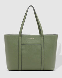 LOUENHIDE_MALIBU LAPTOP TOTE BAG SAGE GREEN _ MALIBU LAPTOP TOTE BAG SAGE GREEN _ Ebony Boutique NZ