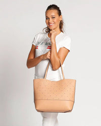LOUENHIDE_MONICA TOTE BAG CAMEL _ MONICA TOTE BAG CAMEL _ Ebony Boutique NZ