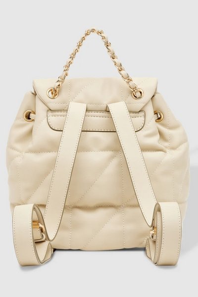 LOUENHIDE_NIXON MINI BACKPACK PUFFER STONE _ NIXON MINI BACKPACK PUFFER STONE _ Ebony Boutique NZ