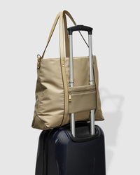 LOUENHIDE_NORA NYLON TOTE BAG BEIGE _ NORA NYLON TOTE BAG BEIGE _ Ebony Boutique NZ