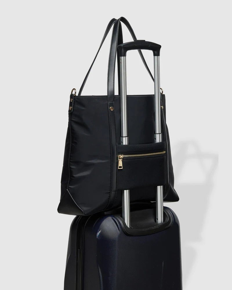 LOUENHIDE_NORA NYLON TOTE BAG BLACK _ NORA NYLON TOTE BAG BLACK _ Ebony Boutique NZ