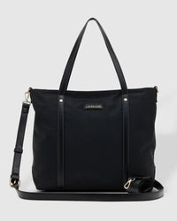 LOUENHIDE_NORA NYLON TOTE BAG BLACK _ NORA NYLON TOTE BAG BLACK _ Ebony Boutique NZ