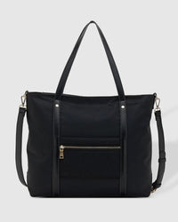 LOUENHIDE_NORA NYLON TOTE BAG BLACK _ NORA NYLON TOTE BAG BLACK _ Ebony Boutique NZ