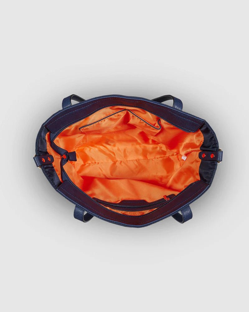 LOUENHIDE_NORA NYLON TOTE BAG NAVY _ NORA NYLON TOTE BAG NAVY _ Ebony Boutique NZ