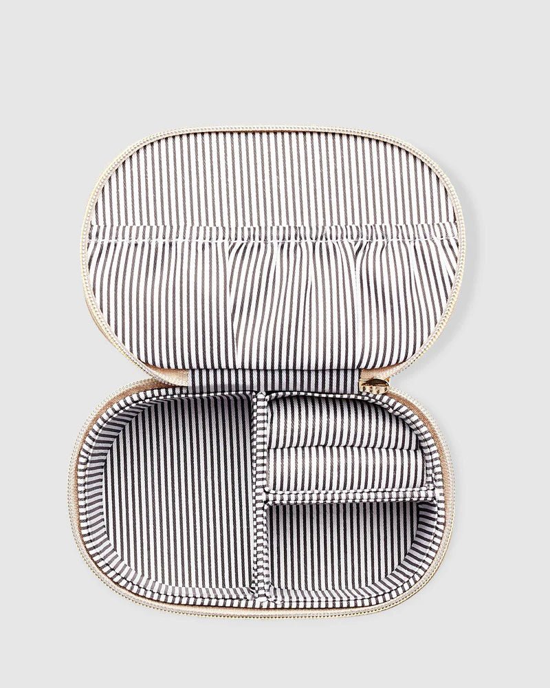 LOUENHIDE_OLIVE JEWELLERY BOX CHAMPAGNE _ OLIVE JEWELLERY BOX CHAMPAGNE _ Ebony Boutique NZ