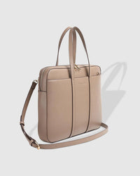 LOUENHIDE_ORLEANS LAPTOP BAG STONE _ ORLEANS LAPTOP BAG STONE _ Ebony Boutique NZ