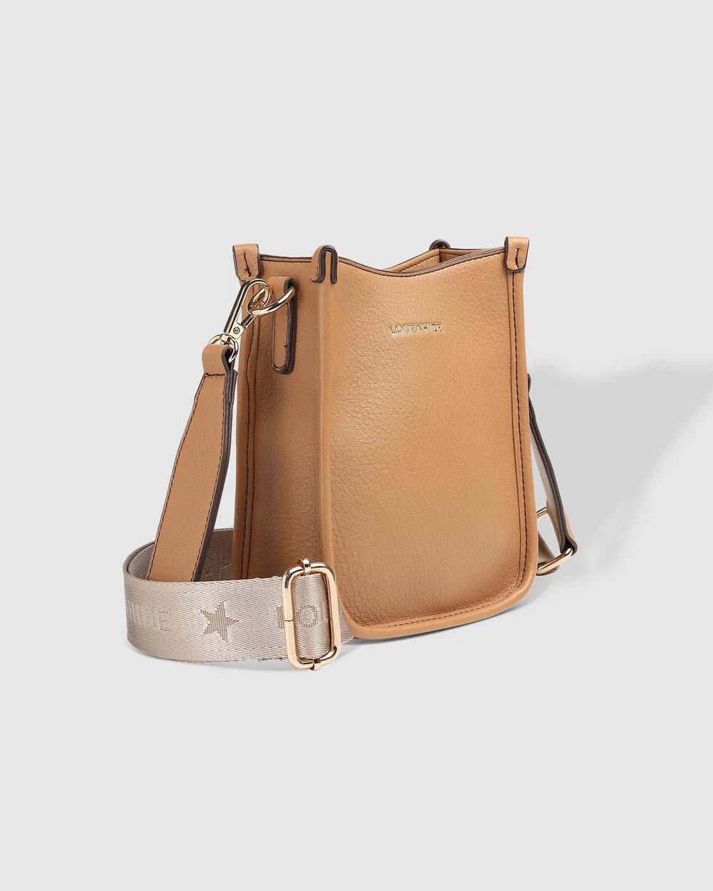 LOUENHIDE_PARKER PHONE CROSSBODY BAG CAMEL _ PARKER PHONE CROSSBODY BAG CAMEL _ Ebony Boutique NZ