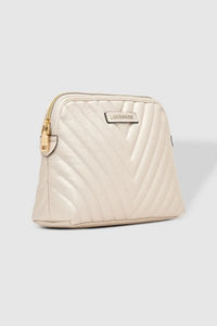 LOUENHIDE_POSITANO COSMETIC CASE PEARL WHITE _ POSITANO COSMETIC CASE PEARL WHITE _ Ebony Boutique NZ