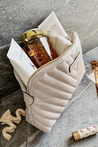 LOUENHIDE_POSITANO COSMETIC CASE PEARL WHITE _ POSITANO COSMETIC CASE PEARL WHITE _ Ebony Boutique NZ