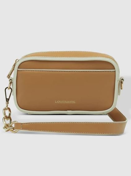 LOUENHIDE_XANADU CROSSBODY BAG CAMEL _ XANADU CROSSBODY BAG CAMEL _ Ebony Boutique NZ