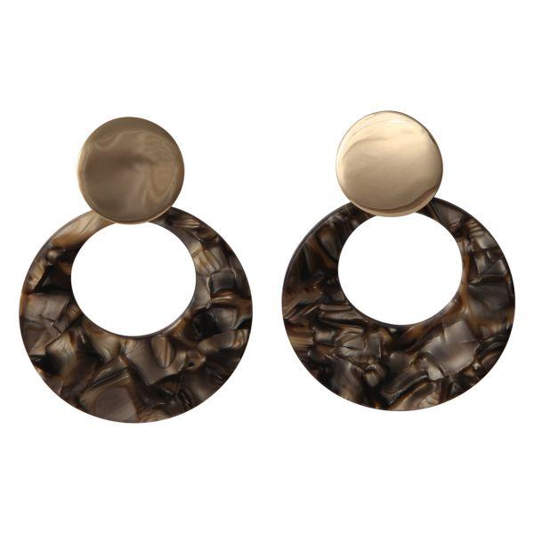 ENHANCE_LUCA EARRINGS GREY _ _ Ebony Boutique NZ