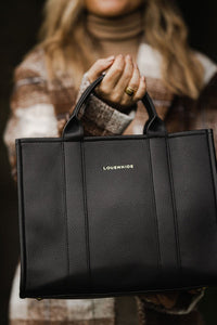 LOUENHIDE_MANHATTAN TOTE BAG BLACK _ _ Ebony Boutique NZ