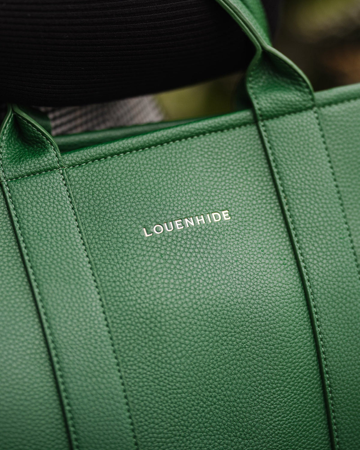 LOUENHIDE_MANHATTAN TOTE BAG GREEN _ _ Ebony Boutique NZ