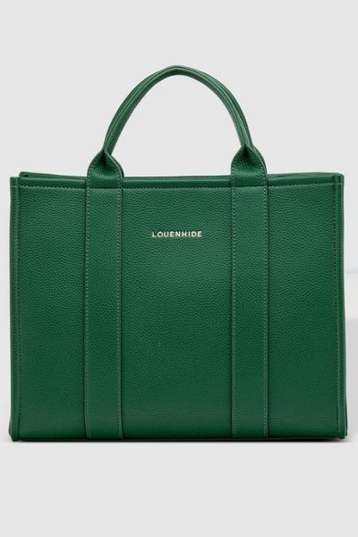 LOUENHIDE_MANHATTAN TOTE BAG GREEN _ _ Ebony Boutique NZ