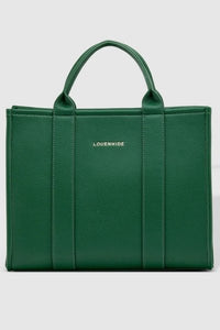 LOUENHIDE_MANHATTAN TOTE BAG GREEN _ _ Ebony Boutique NZ