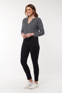ELM_MAYA JEAN BLACK _ _ Ebony Boutique NZ