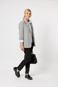 GORDON SMITH_MECHANICAL STRETCH SLIM LEG PANT _ _ Ebony Boutique NZ