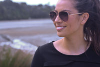EBONY_MERINO TUCK PLEAT TOP WOMENS LONG SLEEVES ROUND NECK BLACK _ _ Ebony Boutique NZ