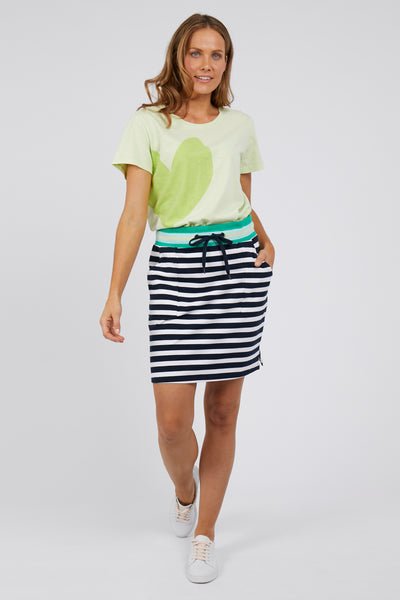 Elm 2025 striped skirt