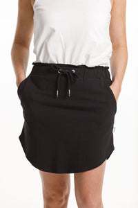 HOME-LEE_MINI SKIRT BLACK _ _ Ebony Boutique NZ