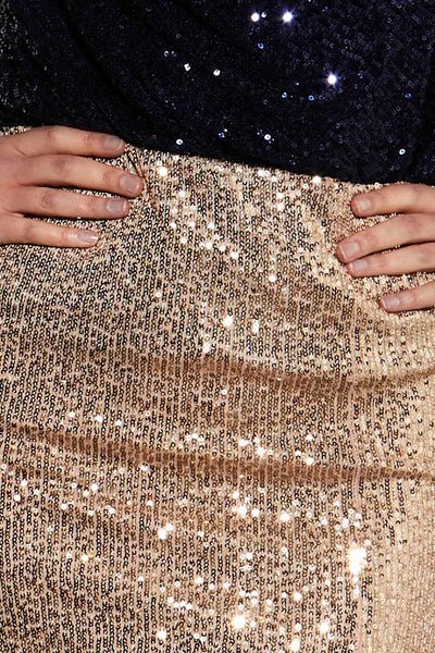 FATE + BECKER_NIGHTLIFE SEQUINNED MIDI SKIRT _ _ Ebony Boutique NZ