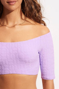 SEAFOLLY_OFF SHOULDER CROP TOP _ _ Ebony Boutique NZ