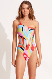 SEAFOLLY_ONE SHOULDER ONE PIECE _ _ Ebony Boutique NZ
