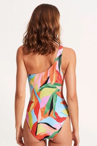 SEAFOLLY_ONE SHOULDER ONE PIECE _ _ Ebony Boutique NZ