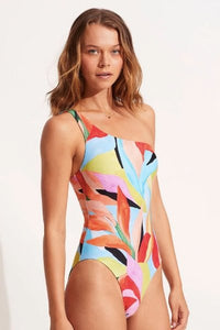 SEAFOLLY_ONE SHOULDER ONE PIECE _ _ Ebony Boutique NZ