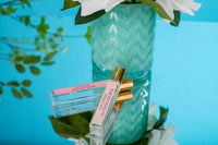 COTE NOIRE_PERFUMED NATURAL TOUCH WHITE ROSES HERRINGBONE JADE GLASS _ _ Ebony Boutique NZ