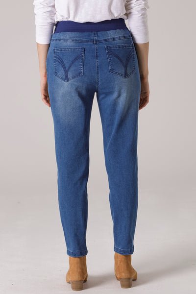 YARRA TRAIL_PULL ON DENIM JEAN _ _ Ebony Boutique NZ