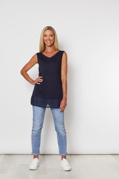 THREADZ_REVERSIBLE TANK TOP _ _ Ebony Boutique NZ