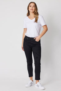 THREADZ_RIPPED PULL ON JEAN _ _ Ebony Boutique NZ
