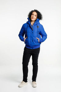 ROSE ROAD_STADIUM PUFFER JACKET CYBER BLUE _ ROSE ROAD_STADIUM PUFFER JACKET CYBER BLUE _ _ Ebony Boutique NZ _ Ebony Boutique NZ