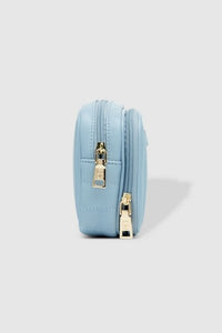 LOUENHIDE_ROSIE COSMETIC CASE RECYCLED CHAMBRAY _ _ Ebony Boutique NZ