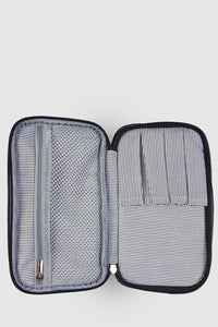 LOUENHIDE_ROSIE COSMETIC CASE RECYCLED BLACK _ _ Ebony Boutique NZ